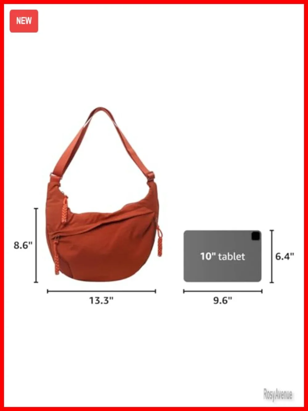 Retro Nylon Canvas Crescent Hobo Bag Crossbody Shoulder Bag Slouchy Dumpling